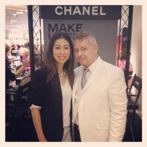 style of sam, chanel global makeup artist john fussell, nordstrom spring beauty trend event 2014