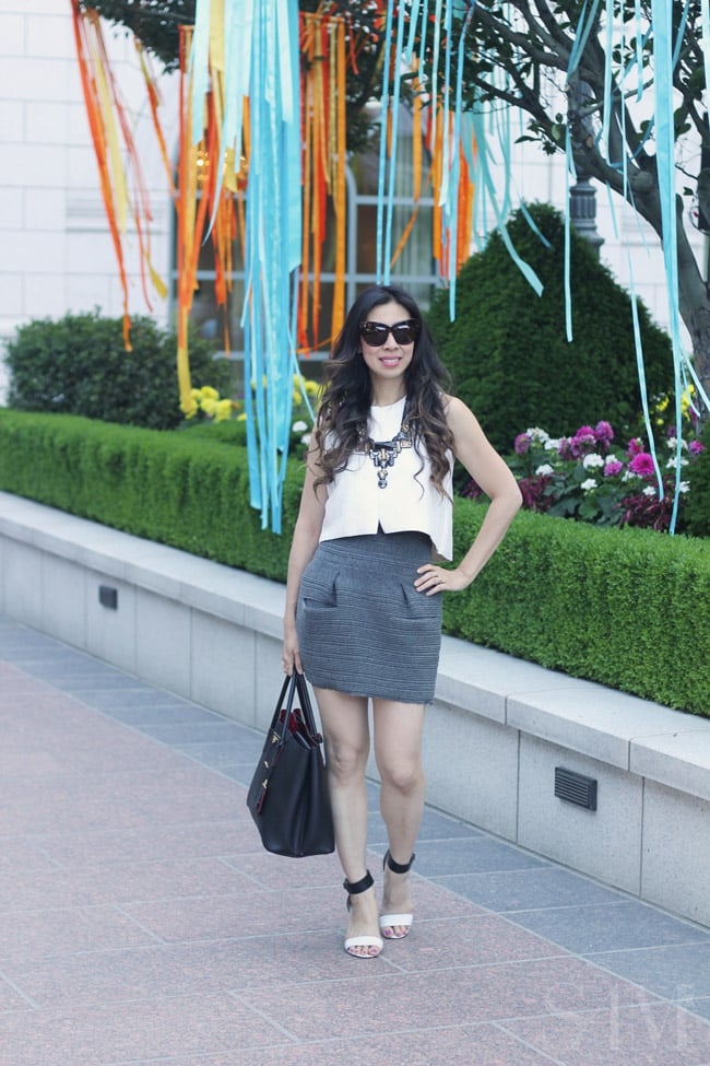 style of sam, alt summit summer 2014, how to wear a crop top, monochromatic ootd