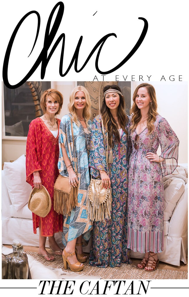 chic at every age, how to wear a caftan, bohemian chic outfits for the beach
