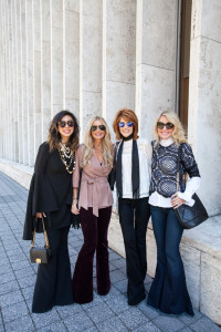 NYFW bloggers featuring flares, texas bloggers, how to wear flares