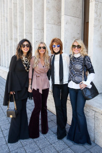 NYFW bloggers featuring flares, texas bloggers, how to wear flares