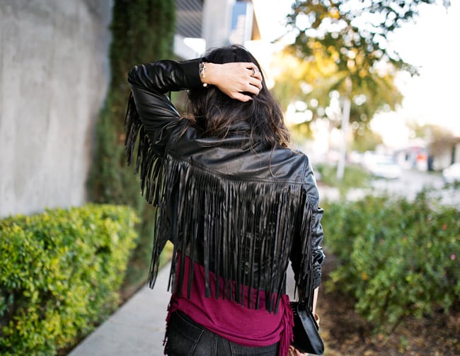 how to wear fringe, how to get dressed fast, dior so real sunglasses dupe, vera bradley studded clutch