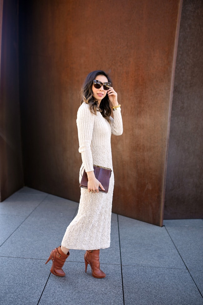 from grandma with love, irish linen dress, how to wear vintage, givenchy booties