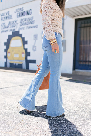 flare leg jeans