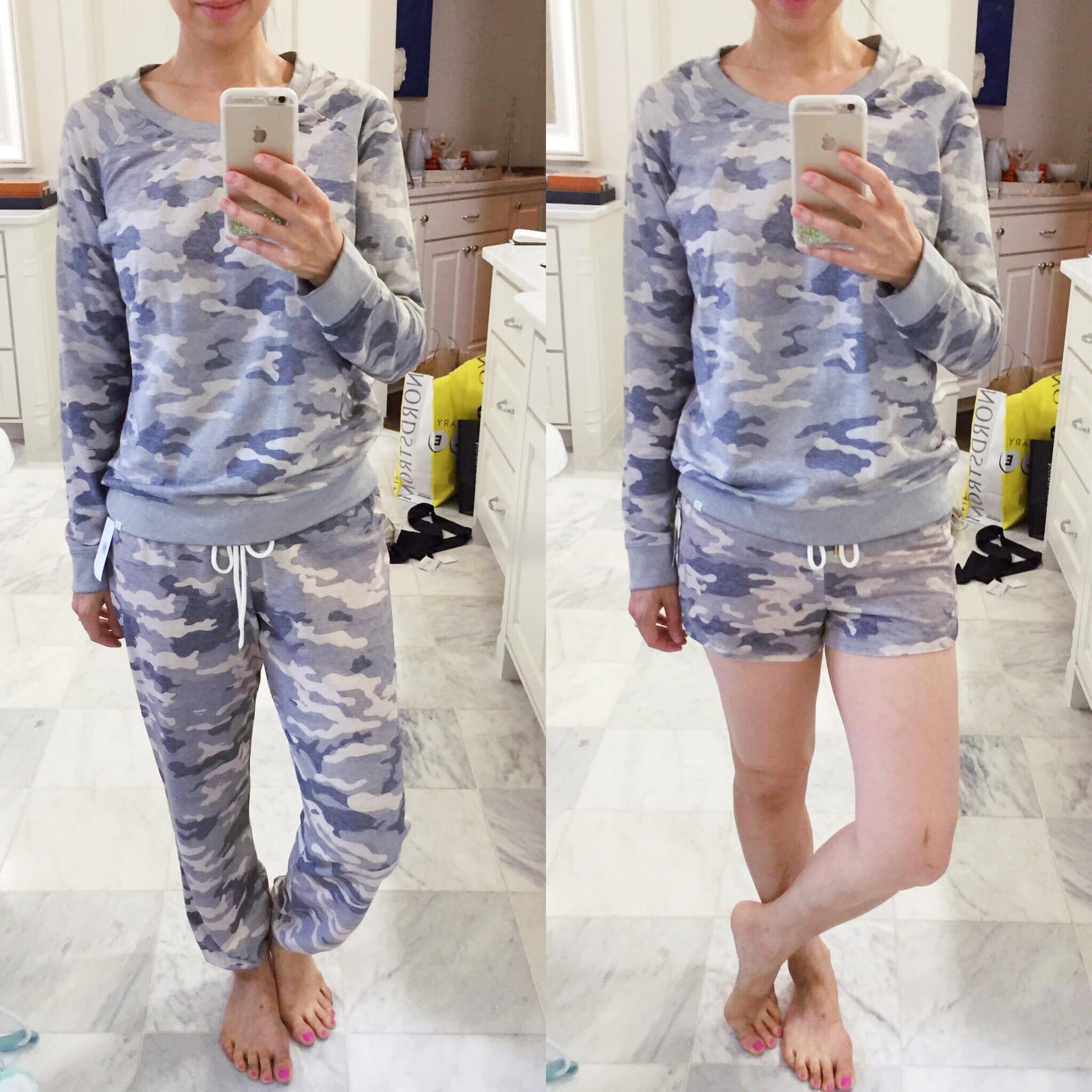 dressing room outfits nordstrom anniversary sale picks, camo pjs
