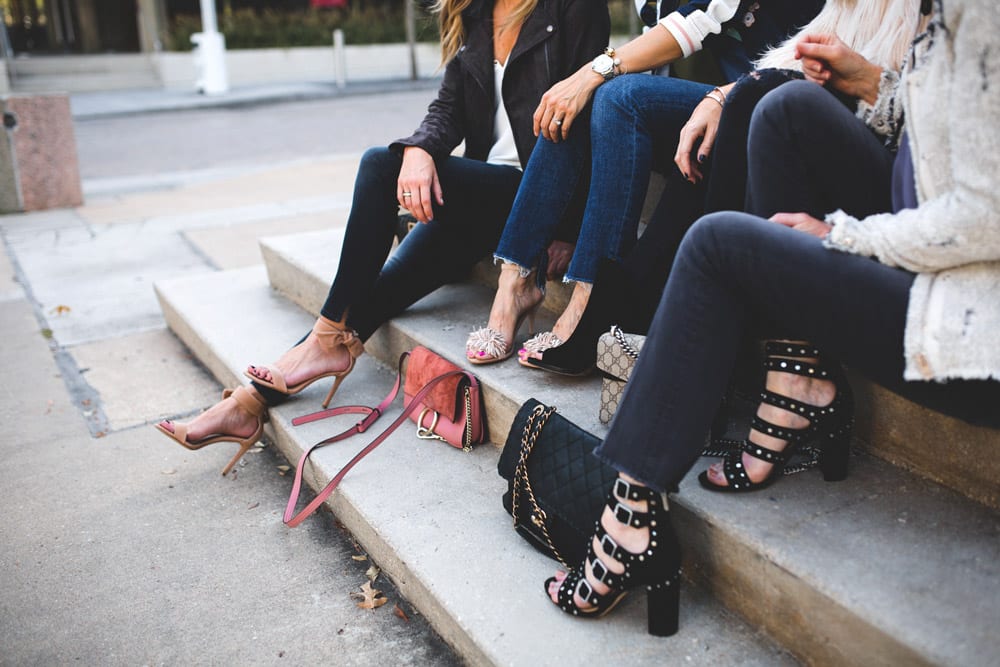 jeans and heels, chloe faye, chanel flap