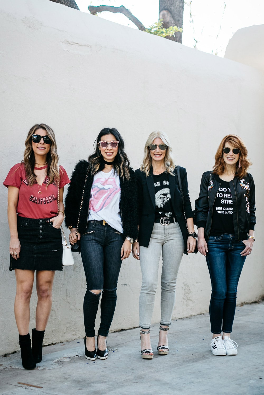 chic at every age, how to wear a graphic tee