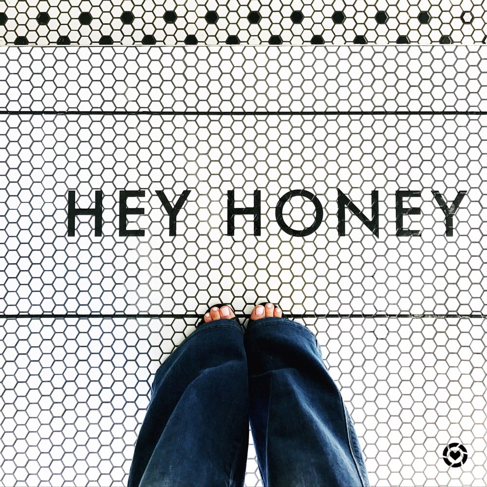 style of sam | hey honey tiled floors beehive fort worth