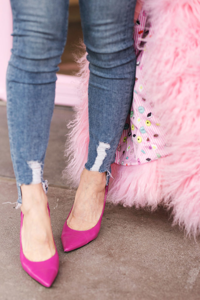 From Grandma with Love Pink Gingham Jacket Style of Sam