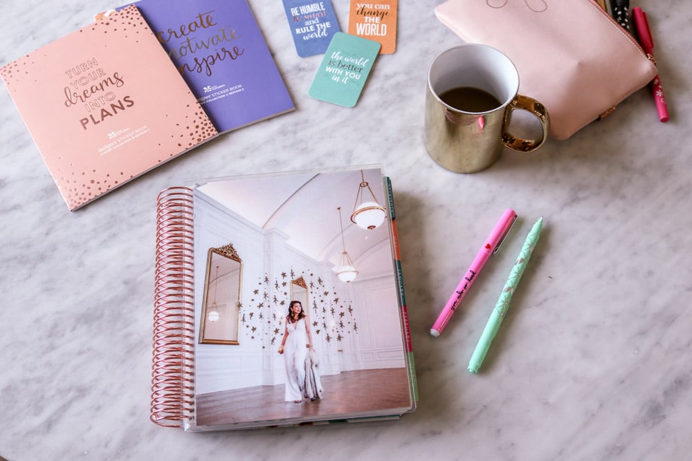 style of sam morning routine with erin condren lifeplanner specialized cover
