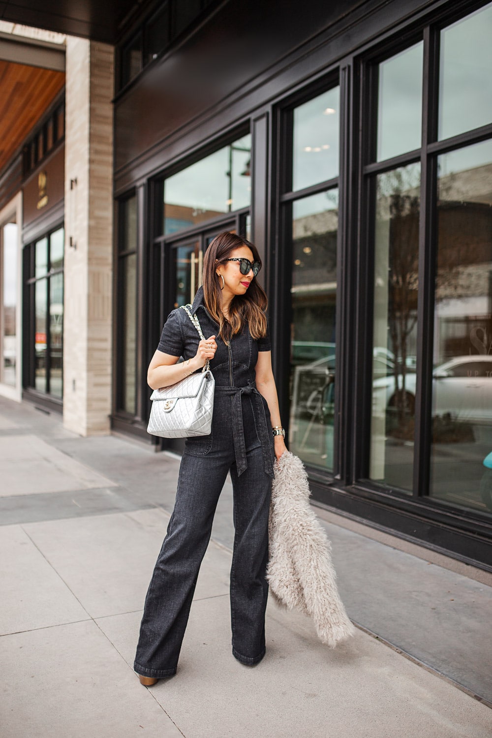 How to Style a Jumpsuit for Work - Olivia Jeanette  Jumpsuit outfit  casual, Summer work outfits, Black jumpsuit outfit
