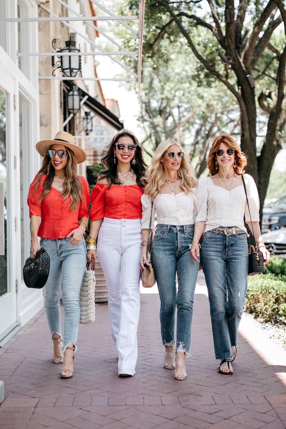 chic at every age, what to wear on fourth of july, puff sleeve tops