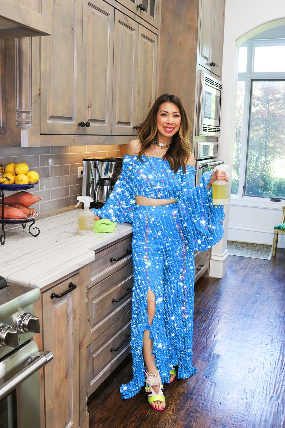 style of sam in blue all things mochi set, supernatural cleaning products review