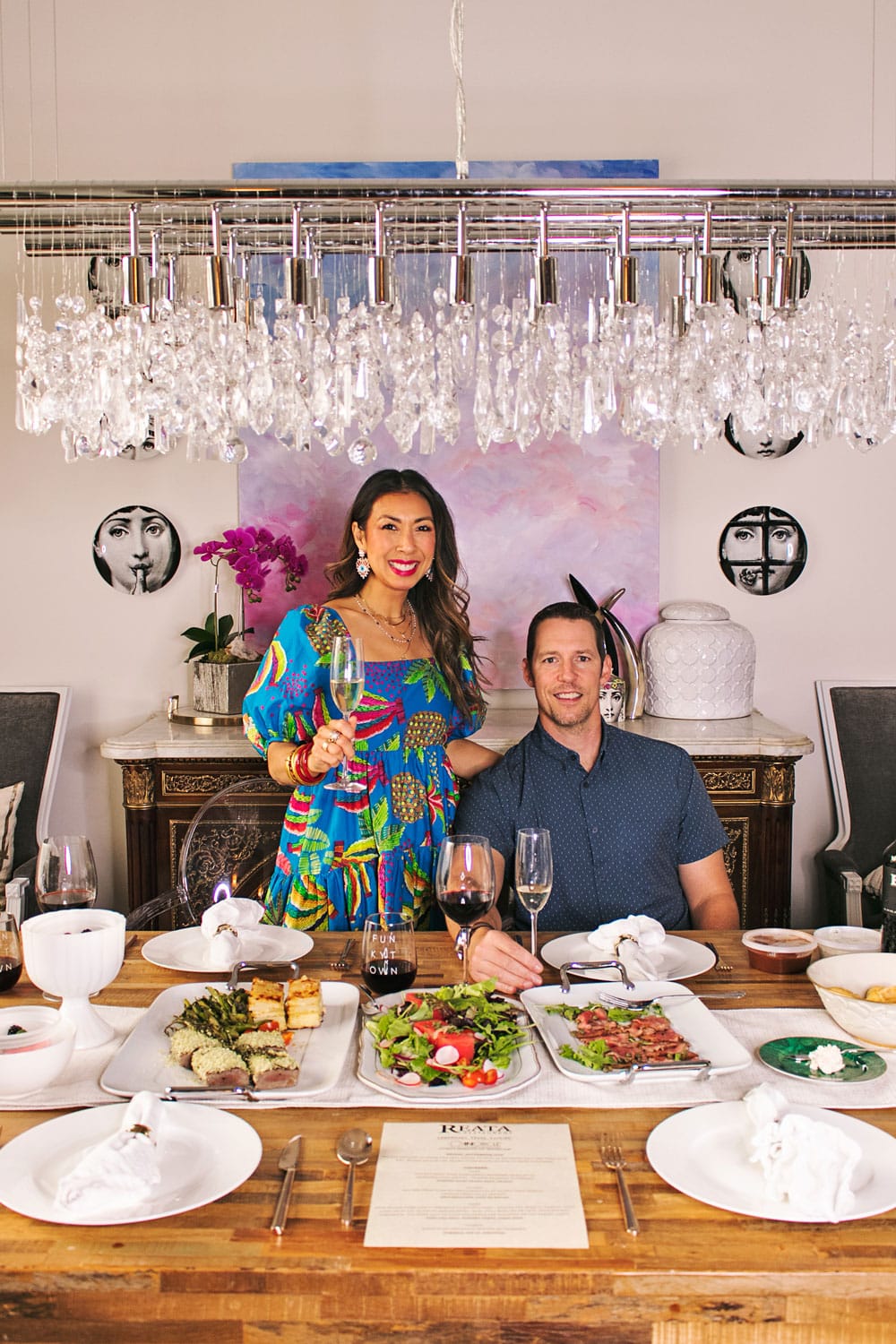 style of sam and husband at home with customized reata fort worth meal neiman marcus incircle concierge