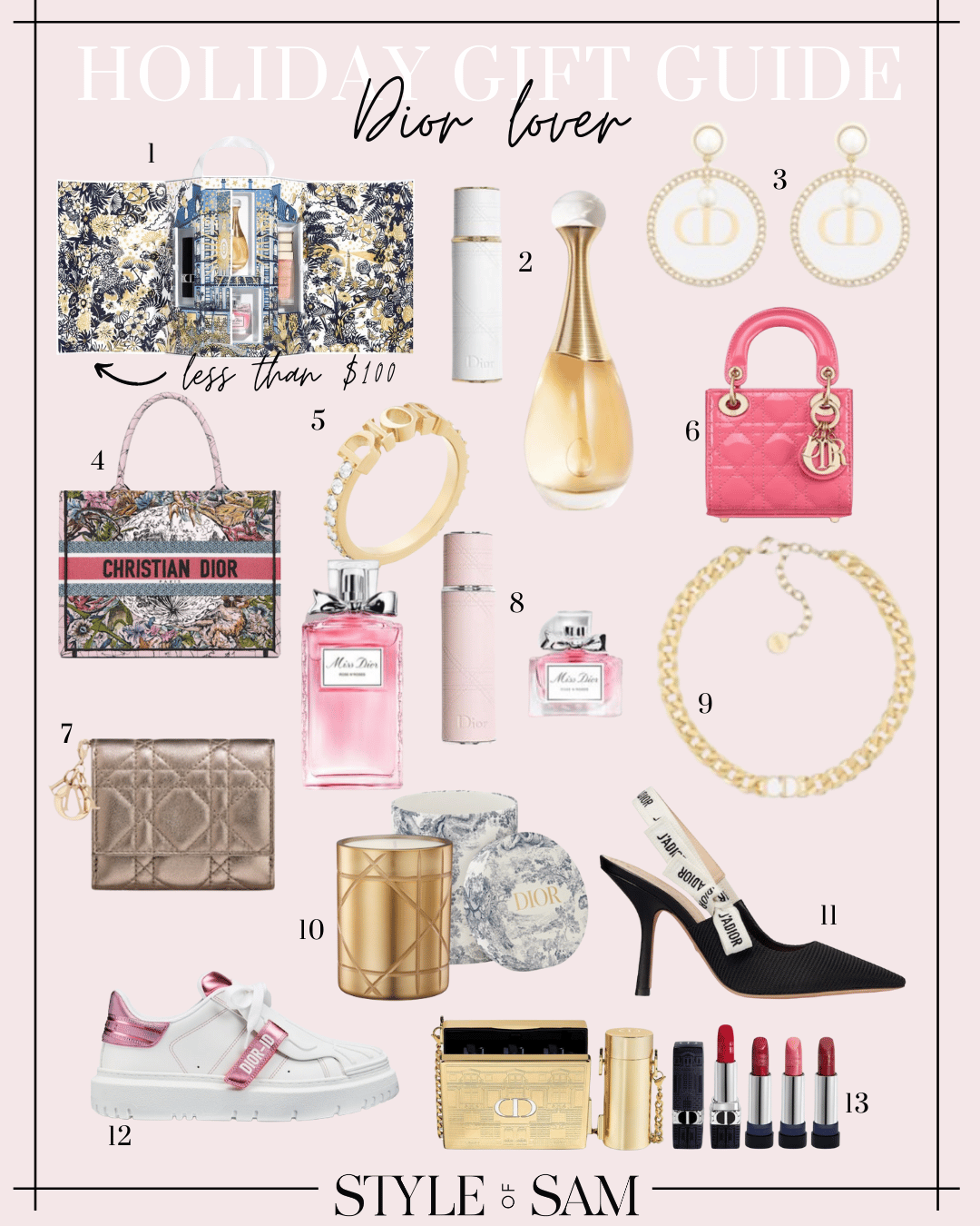 gift guide for the Dior lover