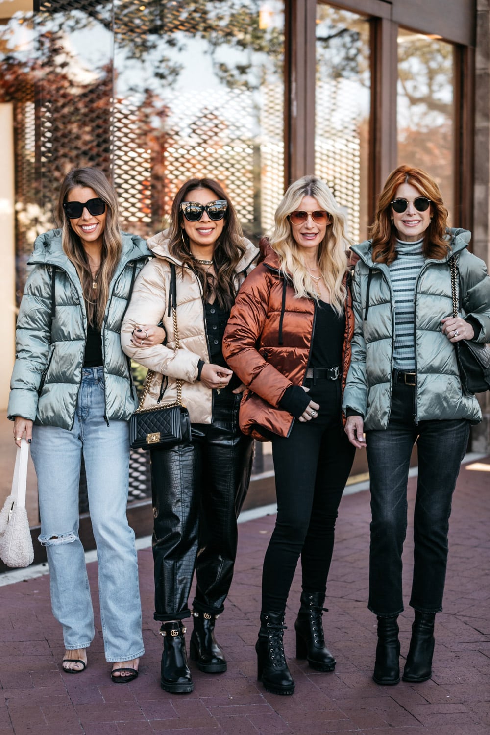 chic at every age, how to style a puffer jacket