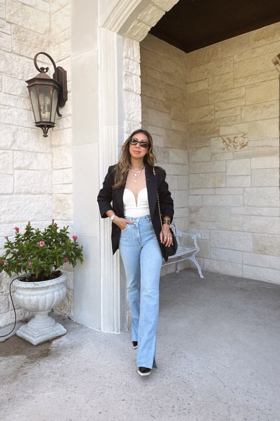 I TRIED THE SPLIT HEM JEANS TREND & I'M OBSESSED