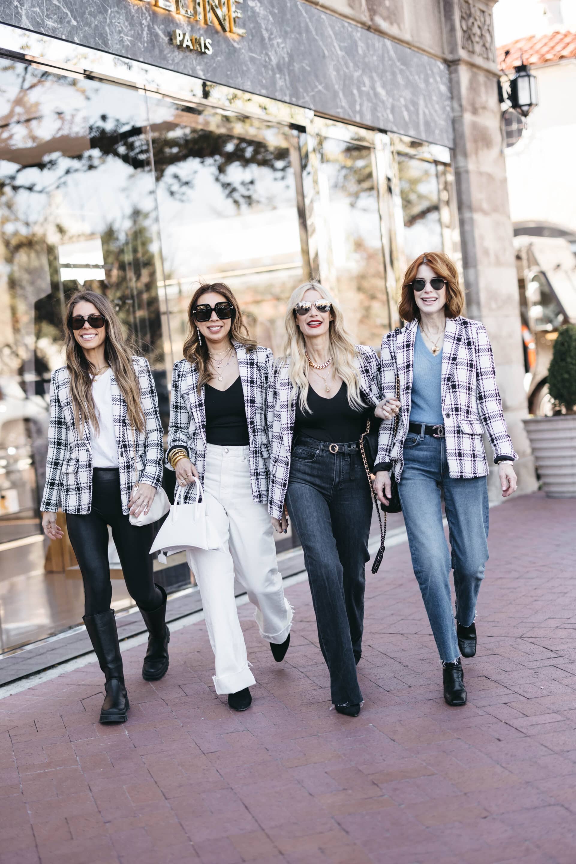 Dallas bloggers modelling similar outfits