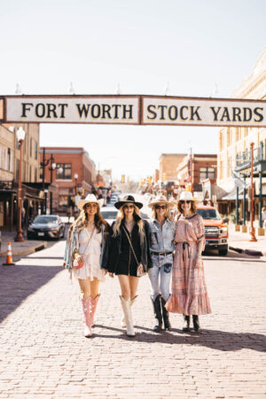 how to wear cowboy boots, for worth stockyards, city boots pink heart boots
