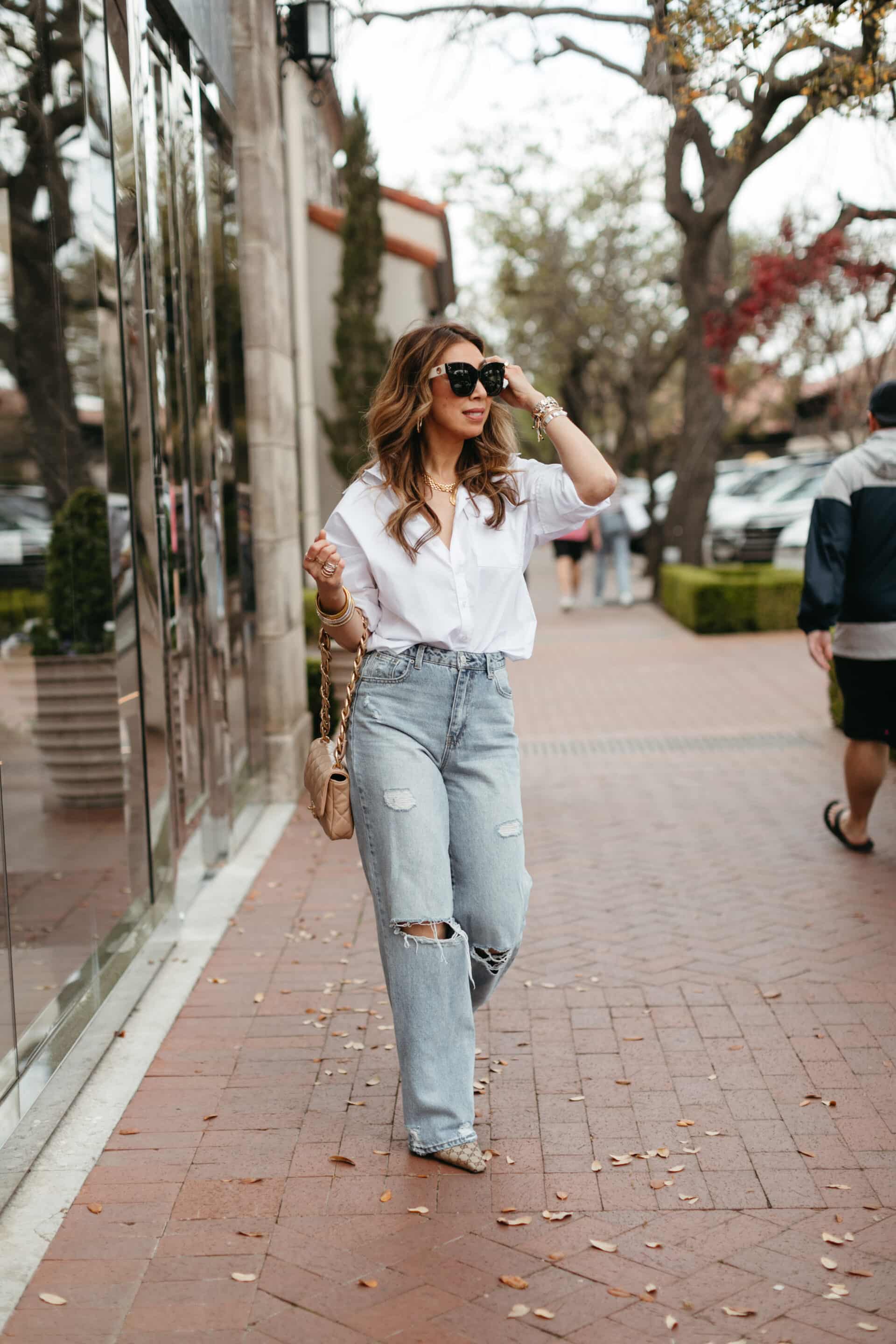 Classic casual outfit on Dallas blogger style of sam