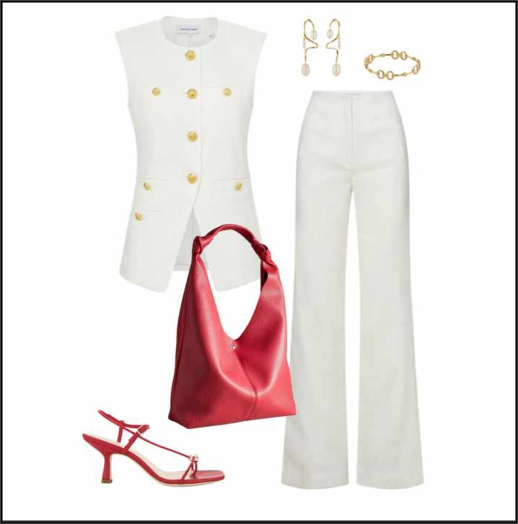 summer professional outfits by style of sam, dallas fort worth digital fashion stylist for women over 40